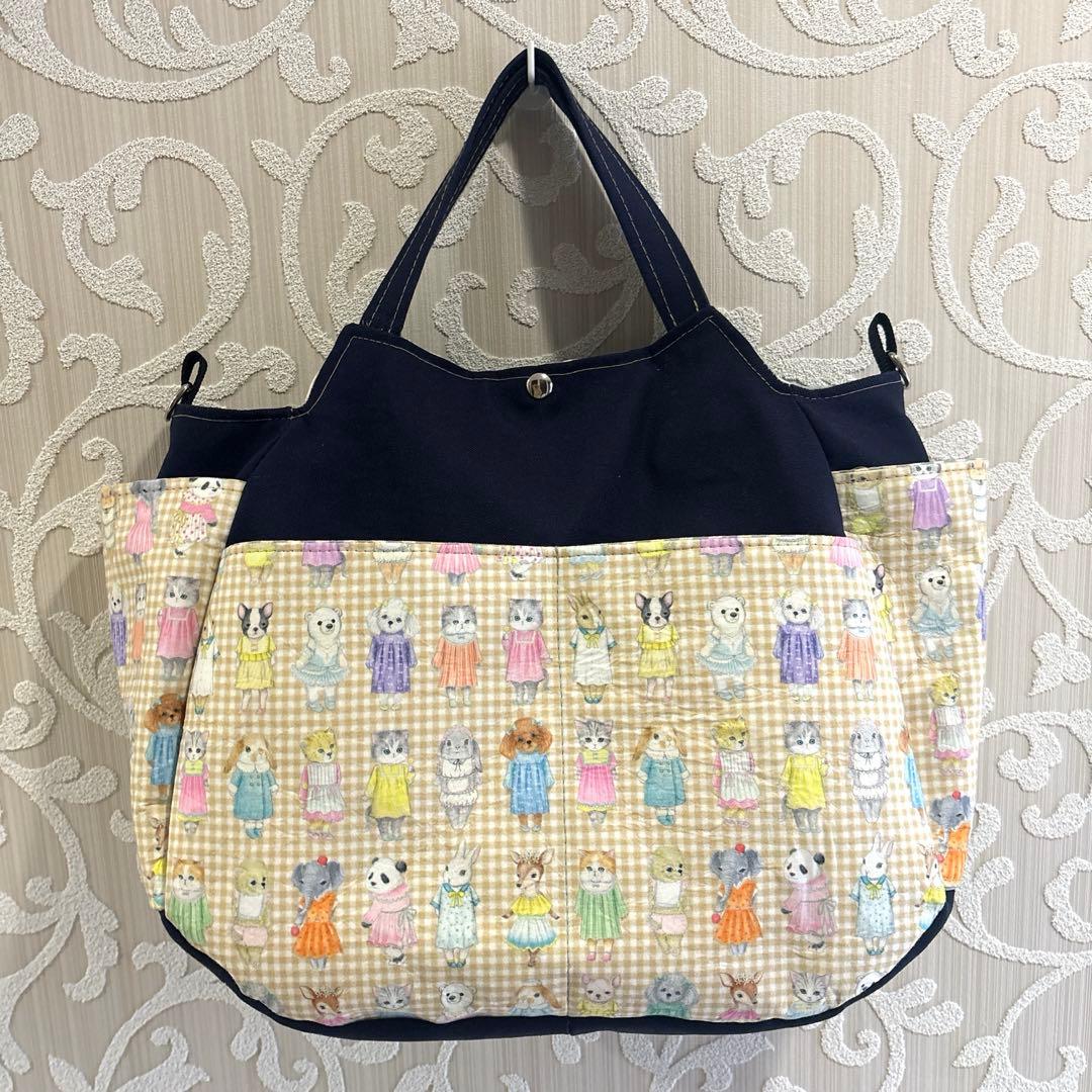 rose様オーダーページ♡ランチバッグ☆トートバッグ☆猫柄♡ジョリーフルール