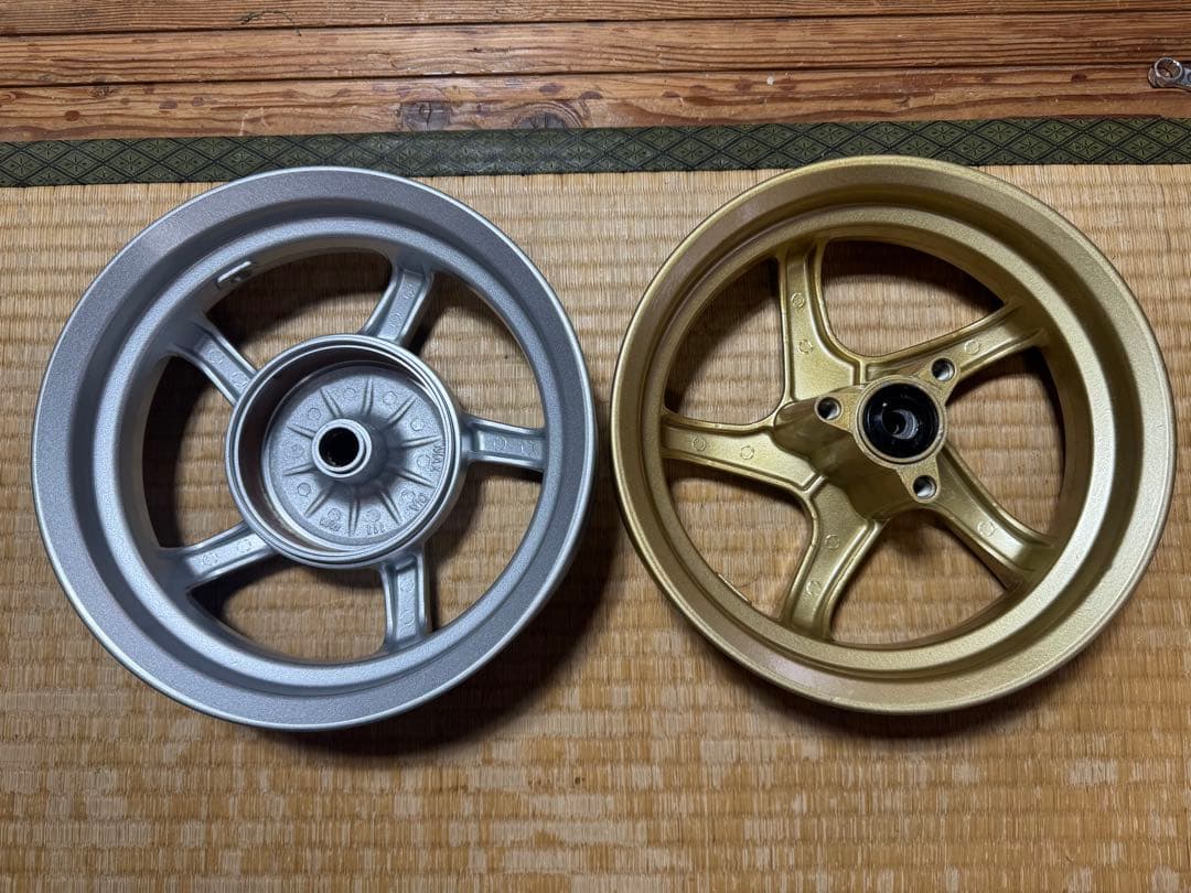 ヤマハ JOG90 3WF アルミホイール前後セット