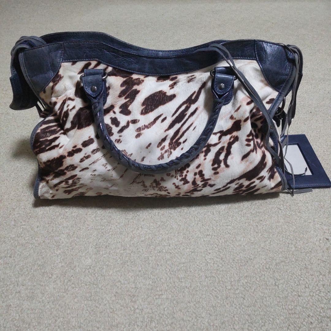 BALENCIAGAバレンシアガ　ハラコ2wayバッグ