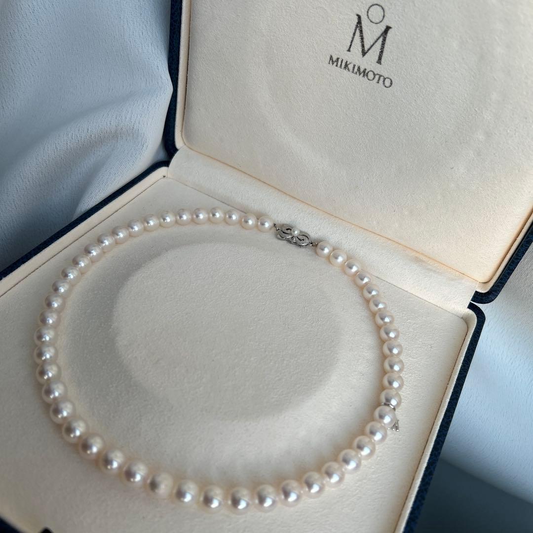 定価約83万円！MIKIMOTO ミキモト　K18真珠ネックレス