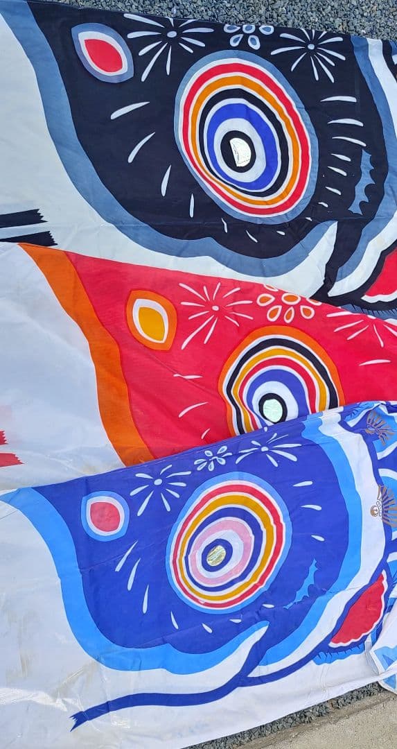 鯉のぼり　7mセット中古　キング印