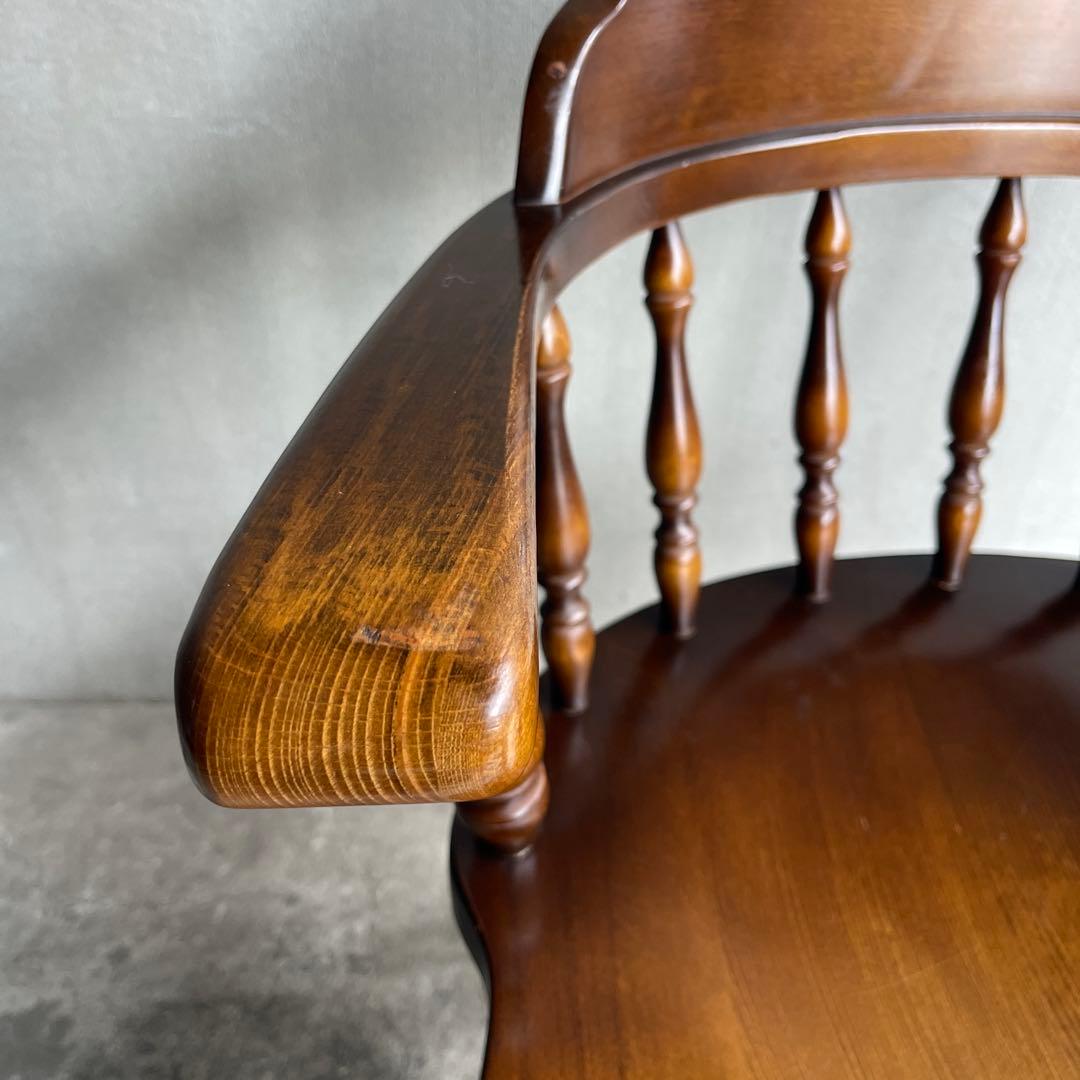 飛騨産業　キツツキマーク　ウィンザーアームチェア　キャプテンチェア