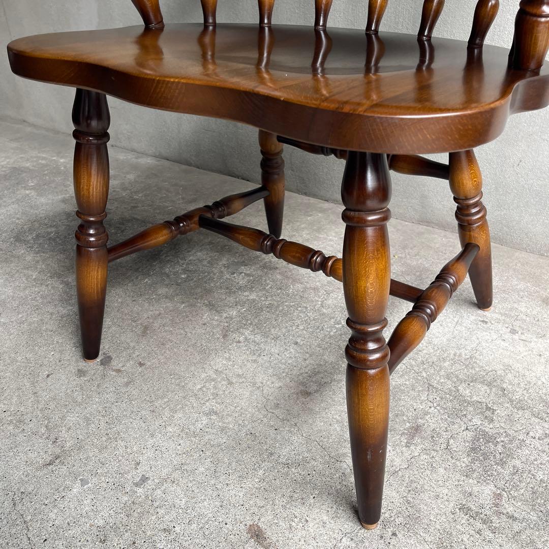 飛騨産業　キツツキマーク　ウィンザーアームチェア　キャプテンチェア