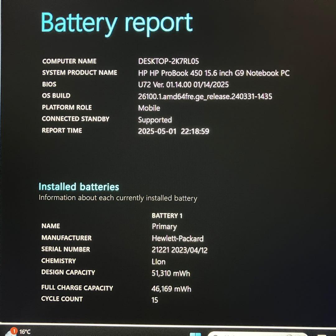 PROBOOK 450 G9 12世代 i5 16GB SSD FHD オフィス