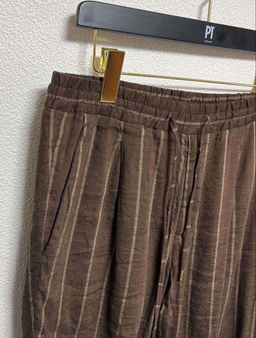 美品★ BRIGLIA 1949 / WIMBLEDONS 春夏 リネンパンツ