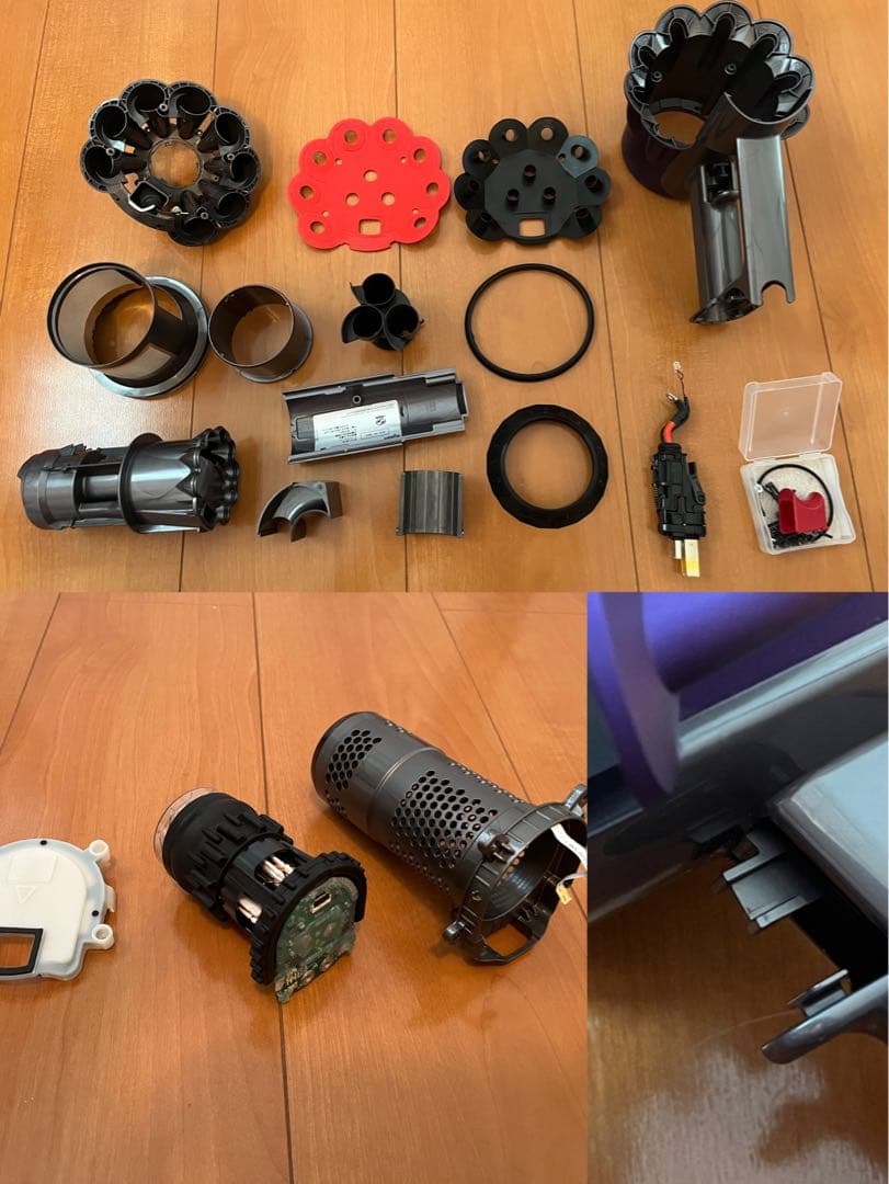 ダイソン　デジタルスリム　SV18 完全分解・フル洗浄　充電スタンド付き