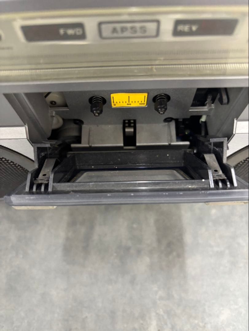 希少！SHARP ラジカセ GF-305ST 昭和レトロ 70s シルバーボディ