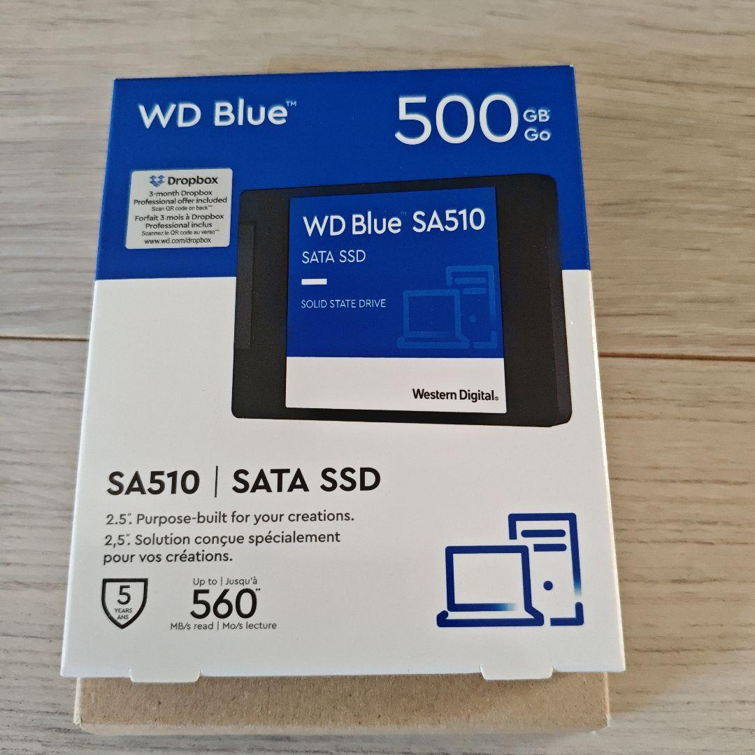 内蔵型SSD WD Blue SA510 500GB WDS500G3B0A
