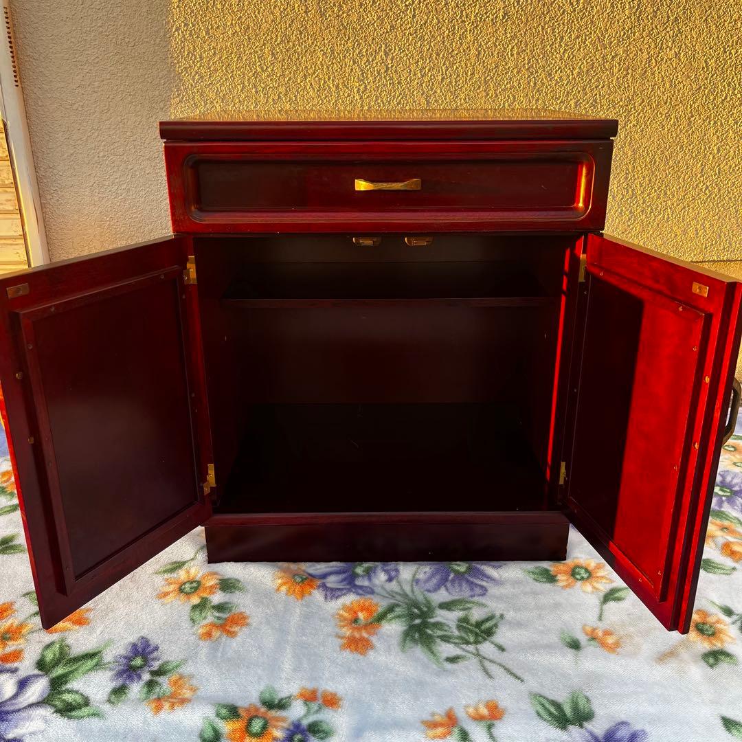 オールドカリモク家具　木製キャビネット