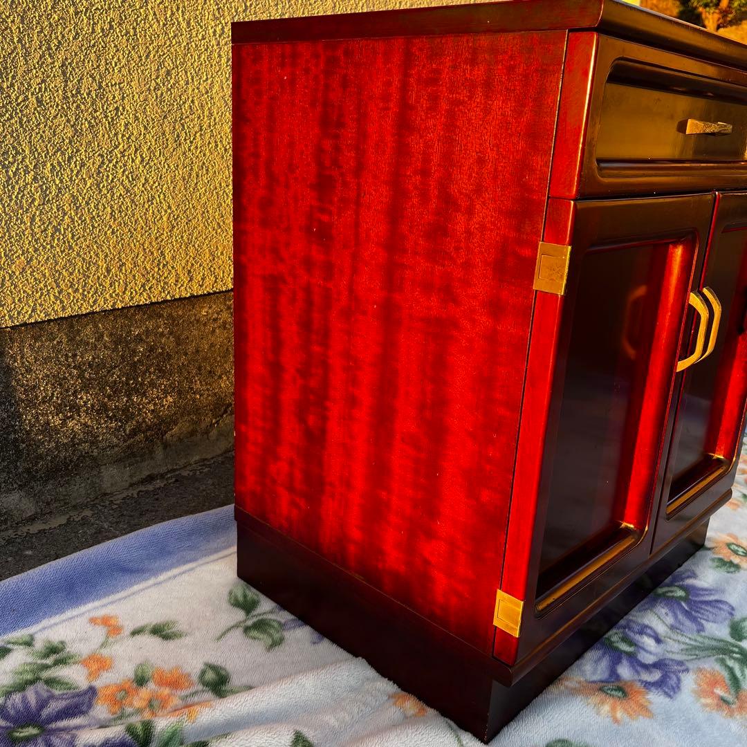 オールドカリモク家具　木製キャビネット