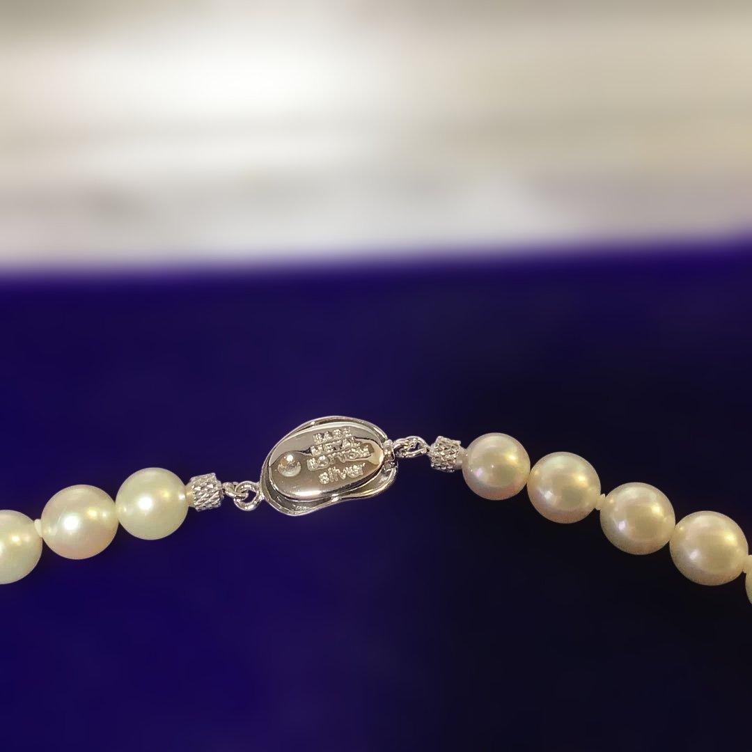 パールネックレス　あこや　本真珠　冠婚葬祭　フォーマル　入学式　セレモニー　新品