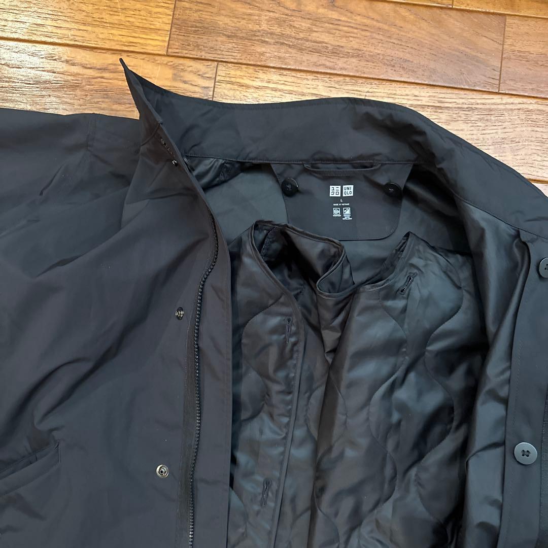 ユニクロ　ウィンドプルーフ2WAYコート 即完売商品 Ｌsize