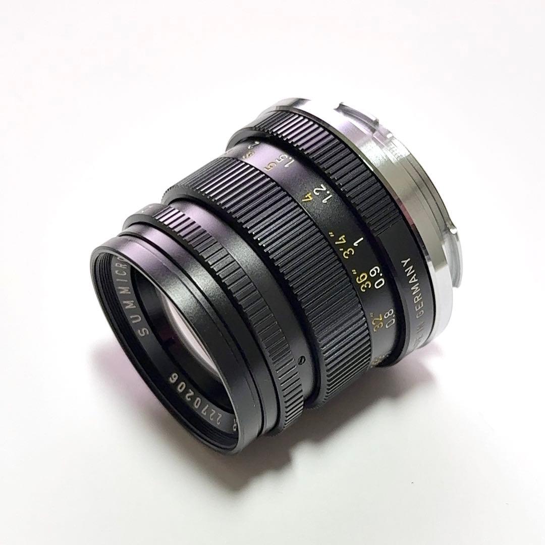 【OH済・希少・美品】ライカ ズミクロン50mm/F2（2nd）ファーストロット