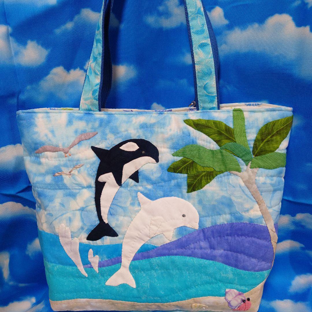 ハワイアンキルトのトートバック