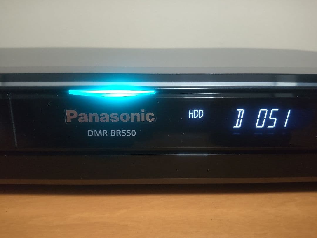 パナソニック　DIGA DMR―BR550 250GB→1TB プチメンテ済み