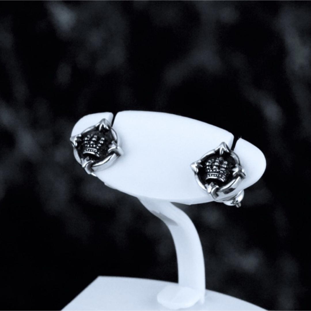 美品!ジャスティンデイビス SEJ360 CROWN STUD ピアス