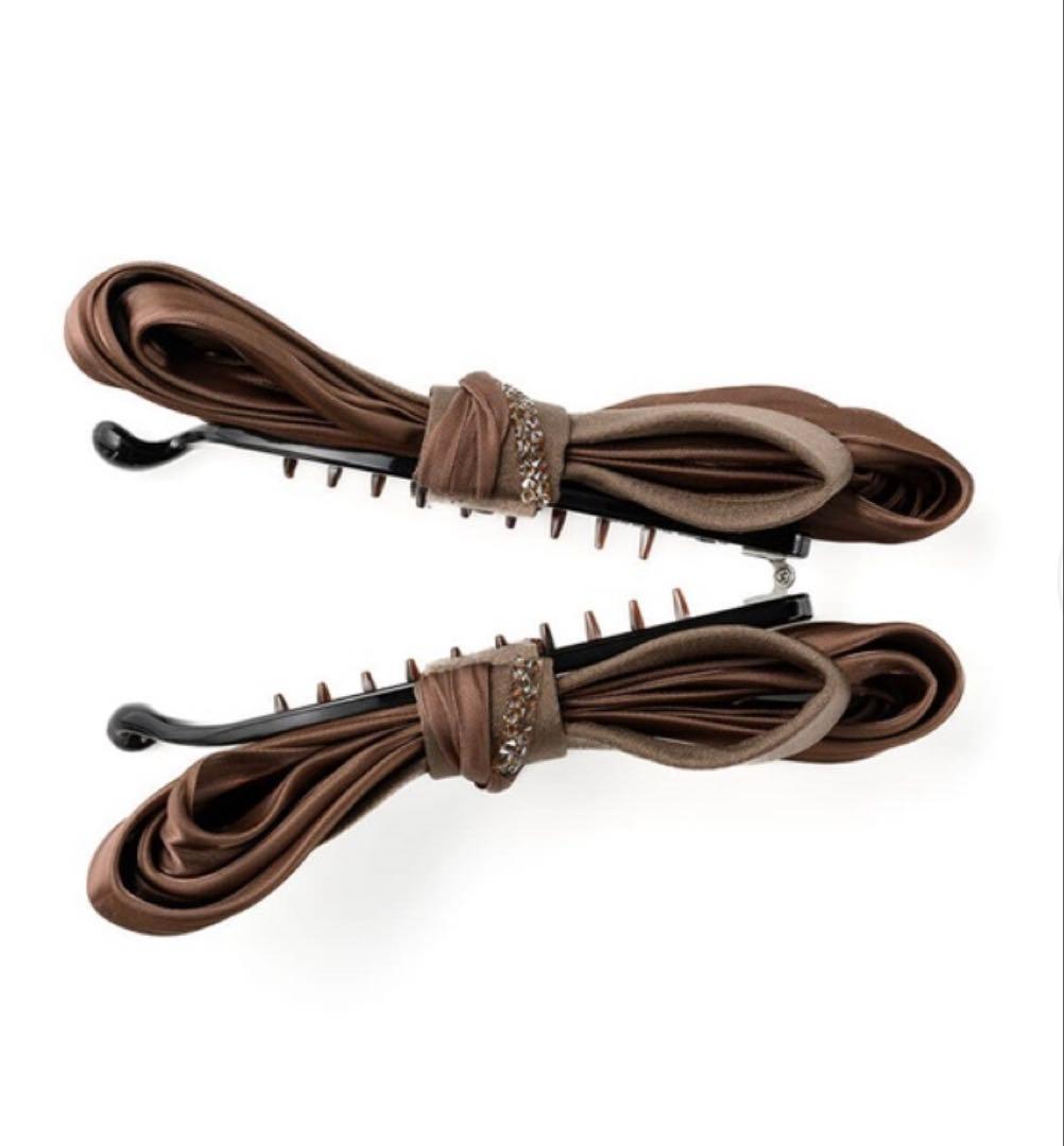 mie  Complex Biz シュカブラバナナクリップ　ブラウン