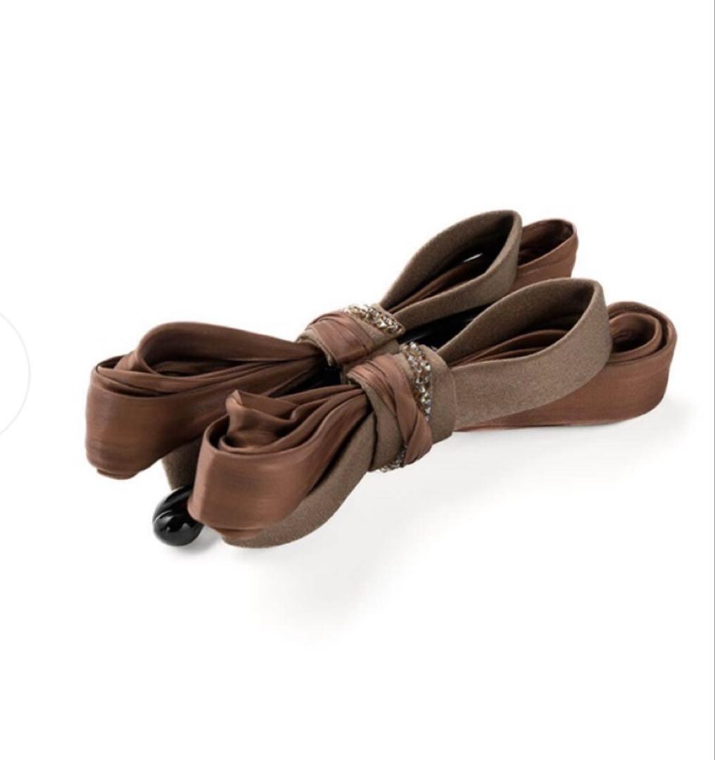 mie  Complex Biz シュカブラバナナクリップ　ブラウン