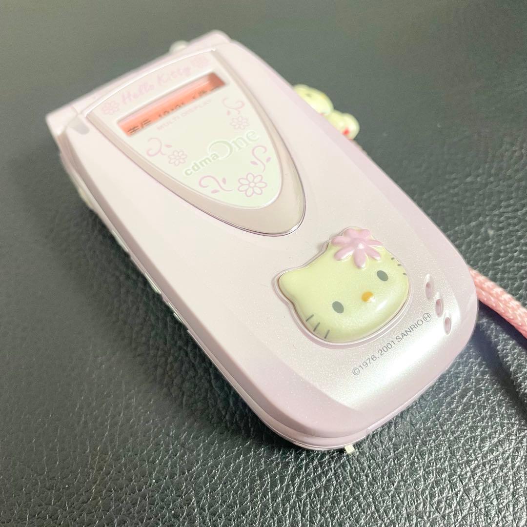 【レア・希少】キティーちゃん 携帯電話 ガラケー モックアップ 店頭用展示品