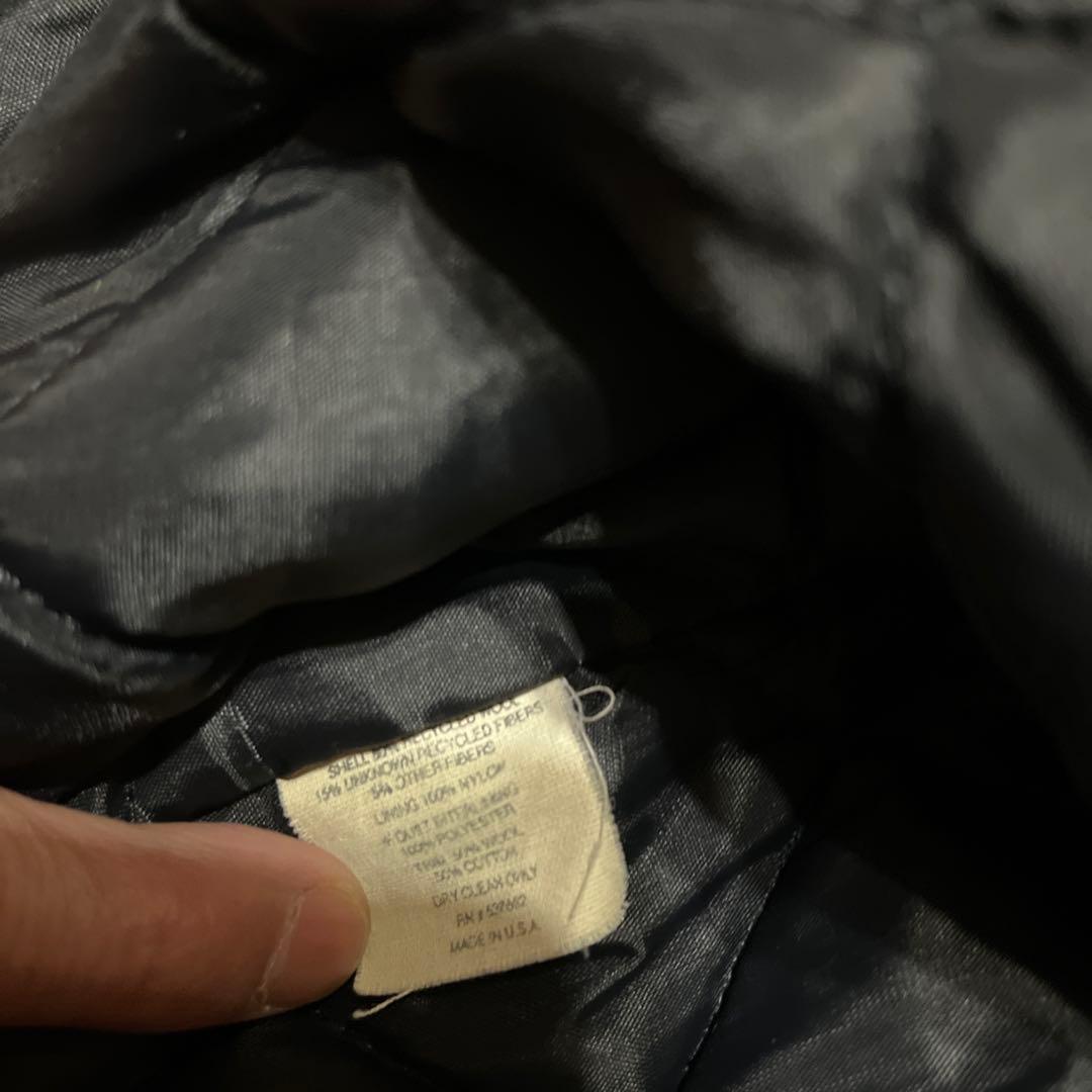 ヴィンテージスタジャン　 70s チェーン刺繍 Lサイズ　パープル