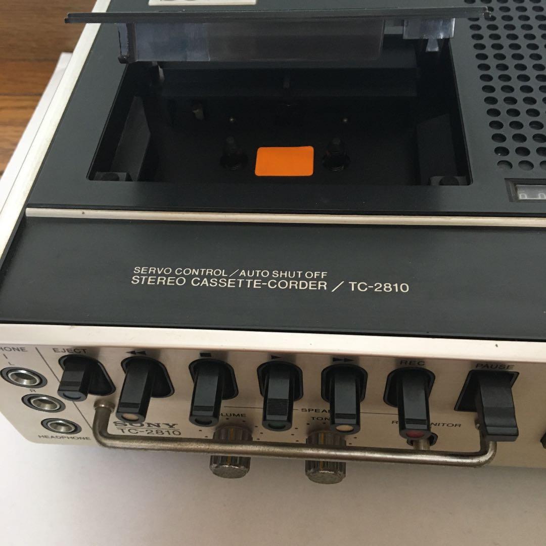 SONYデンスケ　カセットレコーダー　TC2810
