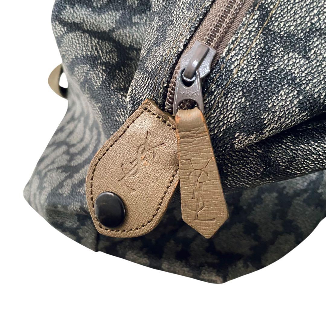 YSL イヴサンローラン ジラフ柄 ボストンバッグ&クラッチバッグ