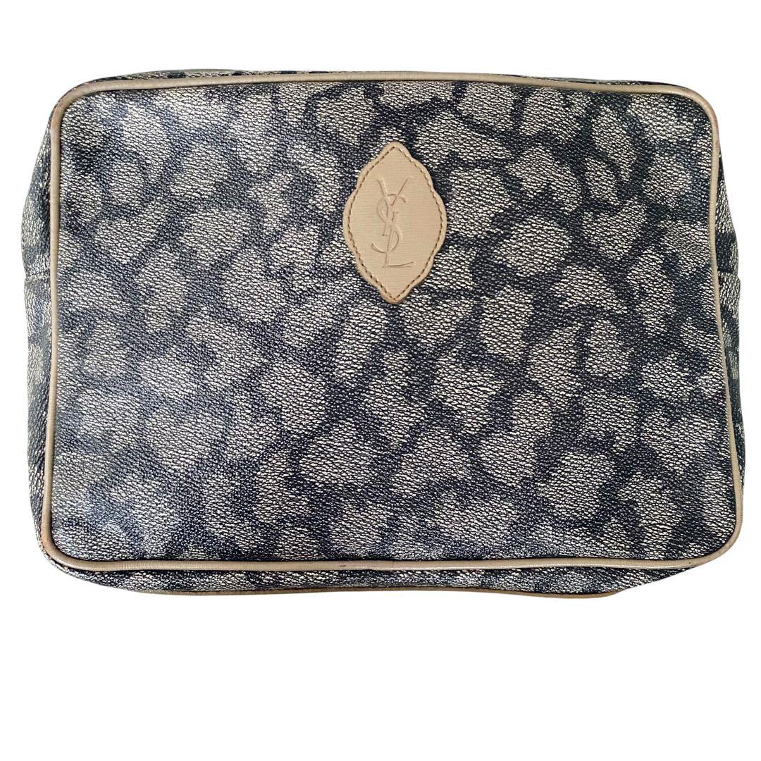 YSL イヴサンローラン ジラフ柄 ボストンバッグ&クラッチバッグ