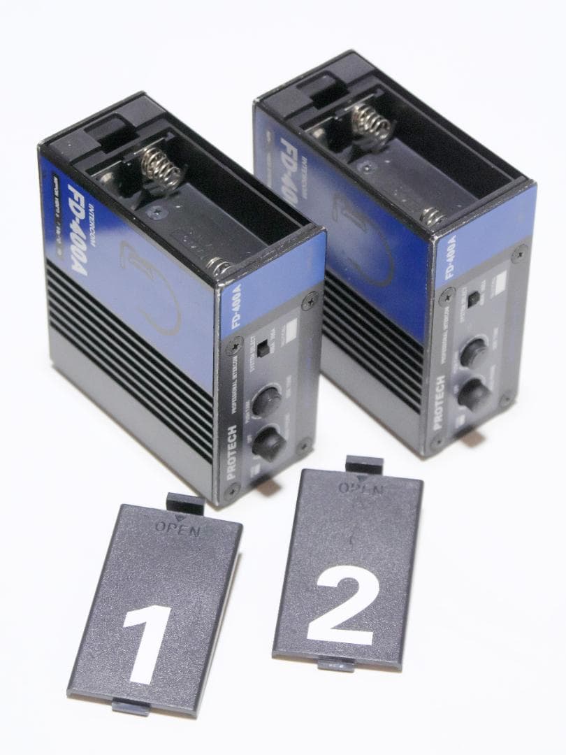 PROTECH FD-400A・DL-500 有線式インカム 2台セット