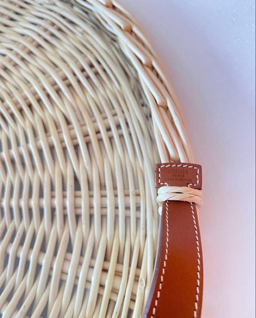 [お値下げ] エルメス　ラウンドトレー　ピクニックトレー　オズレ　43cm