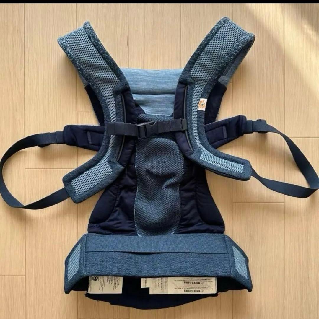 レア: ニット素材　エルゴベビー　エアルーム　グレー