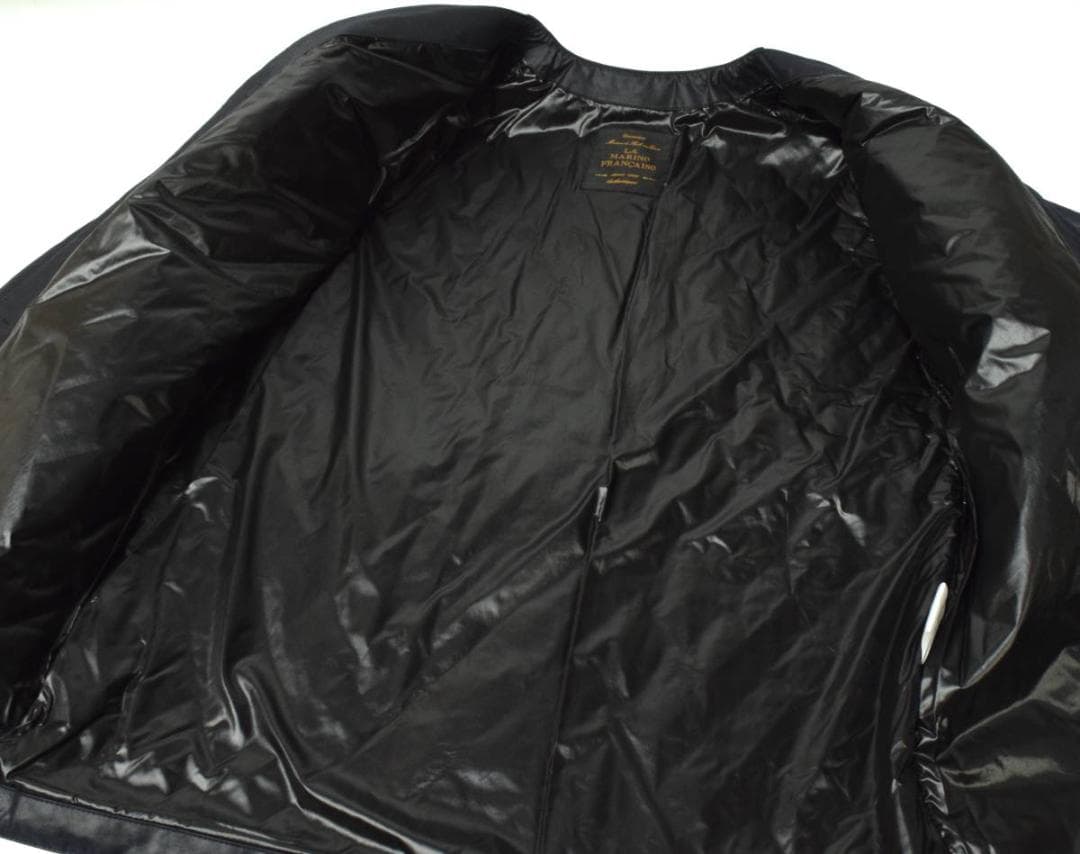 未使用 マリンフランセーズ メンズ 中綿入り ノーカラー ブルゾン 46
