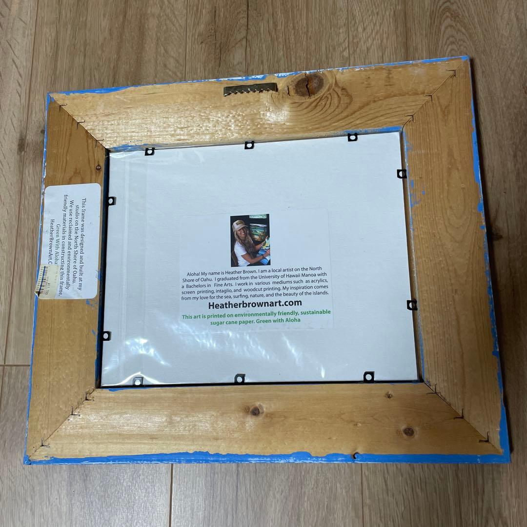 まさ　ヘザーブラウン 直筆サインアート 純正フレーム付きロンハーマン