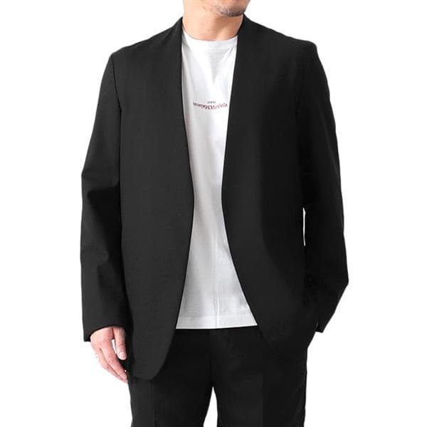 美品 Maison Margiela 10 21SS ノーカラージャケット 48