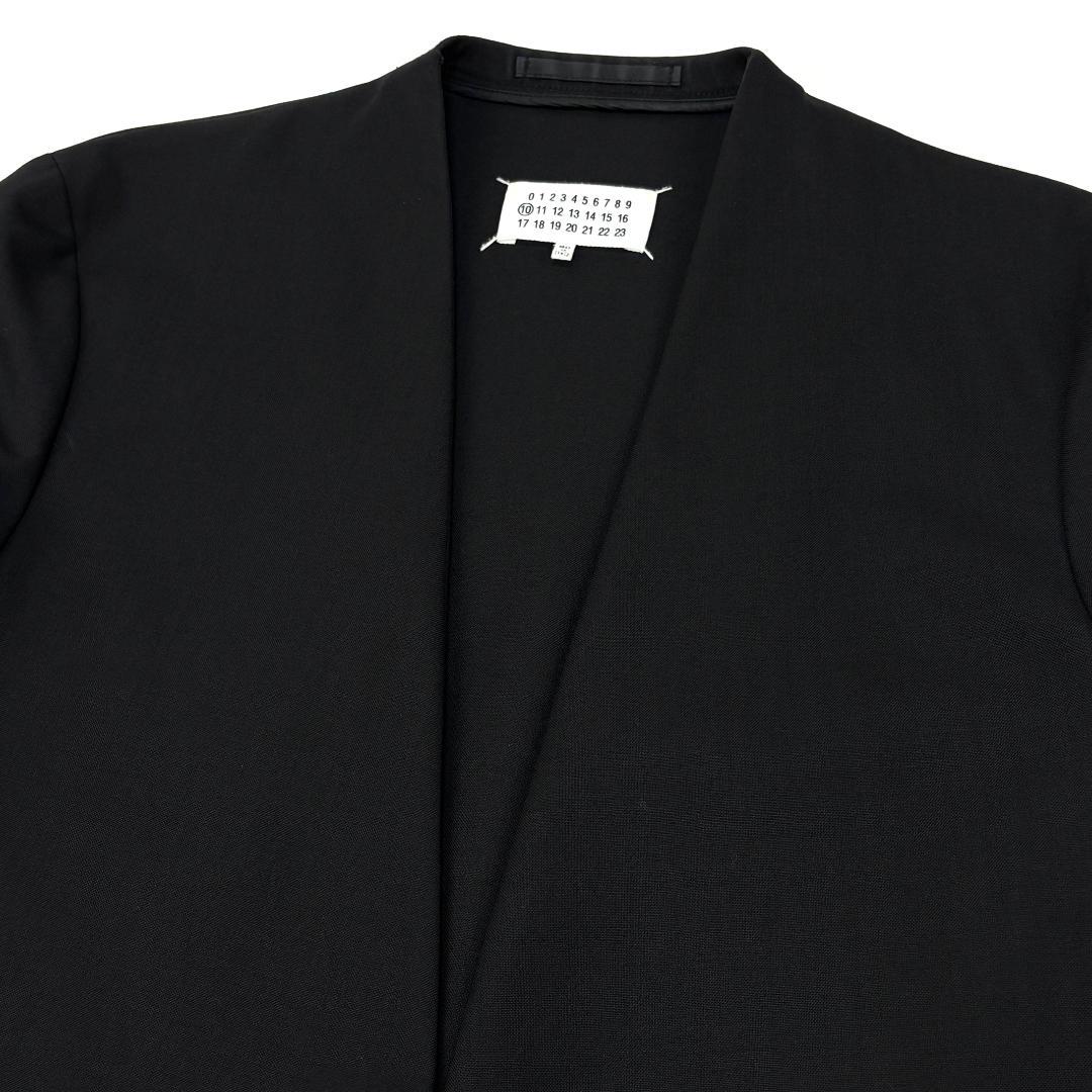 美品 Maison Margiela 10 21SS ノーカラージャケット 48