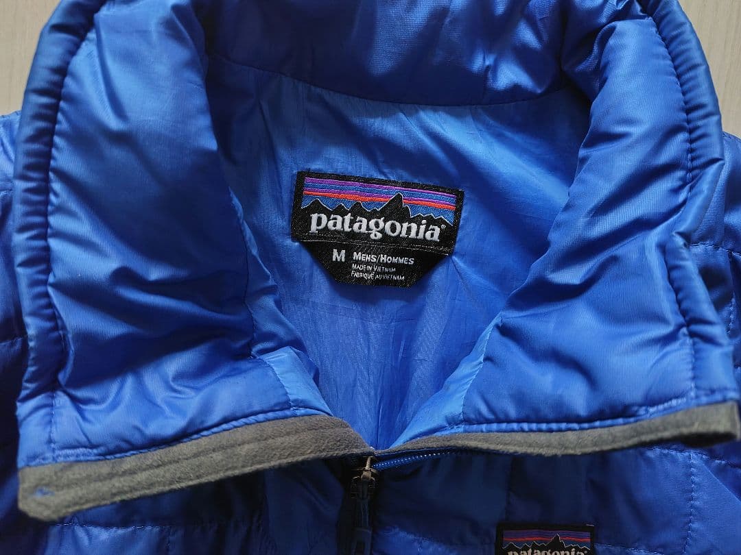 【美品】Patagonia ナノパフベスト プリマロフト ブルー M