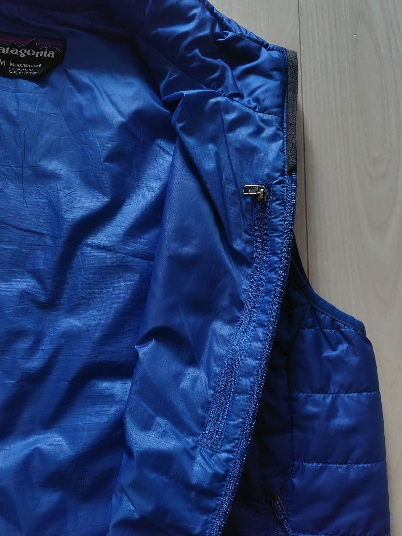 【美品】Patagonia ナノパフベスト プリマロフト ブルー M