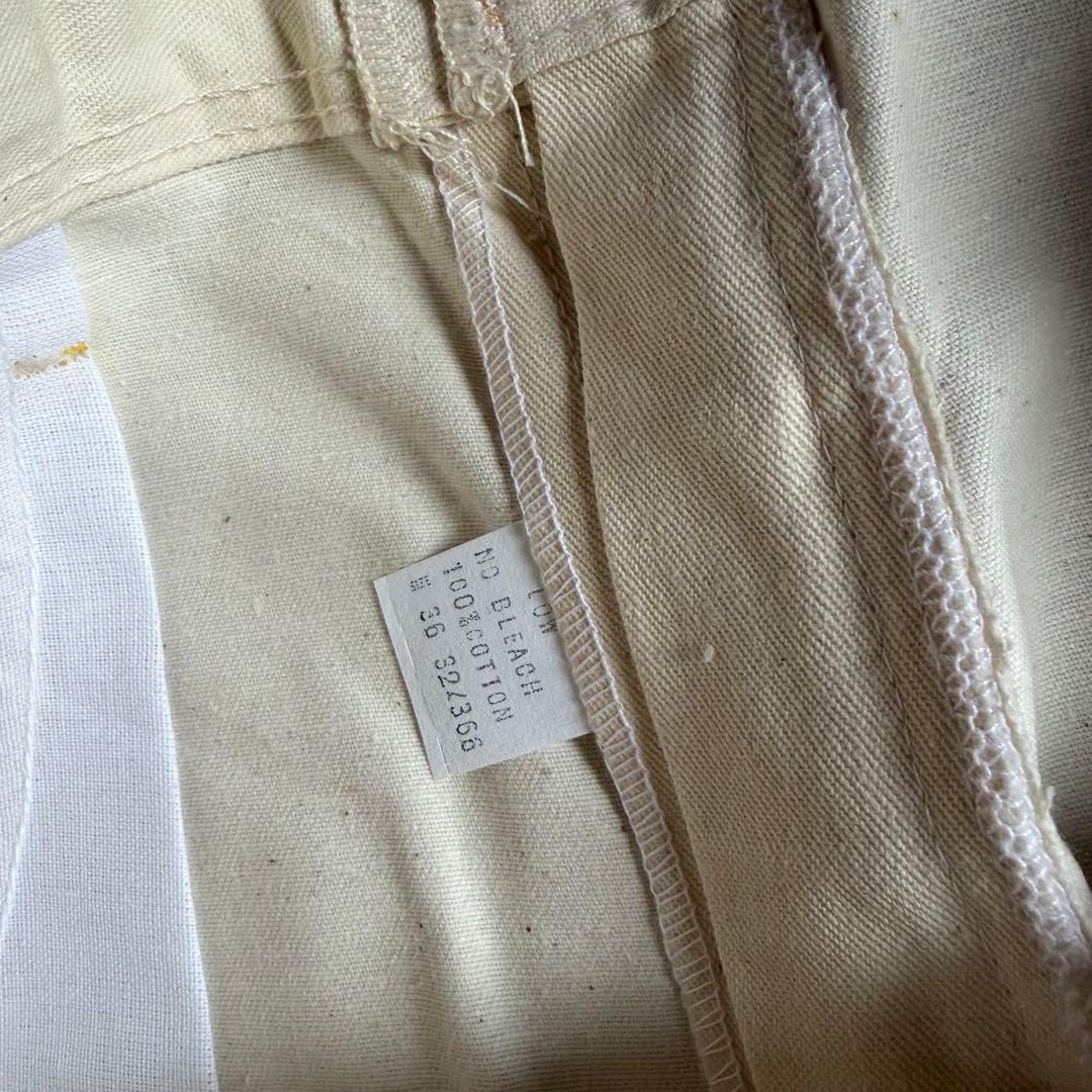 80s USA製 CABOOSE ペインターパンツ W36 L32 クリーム