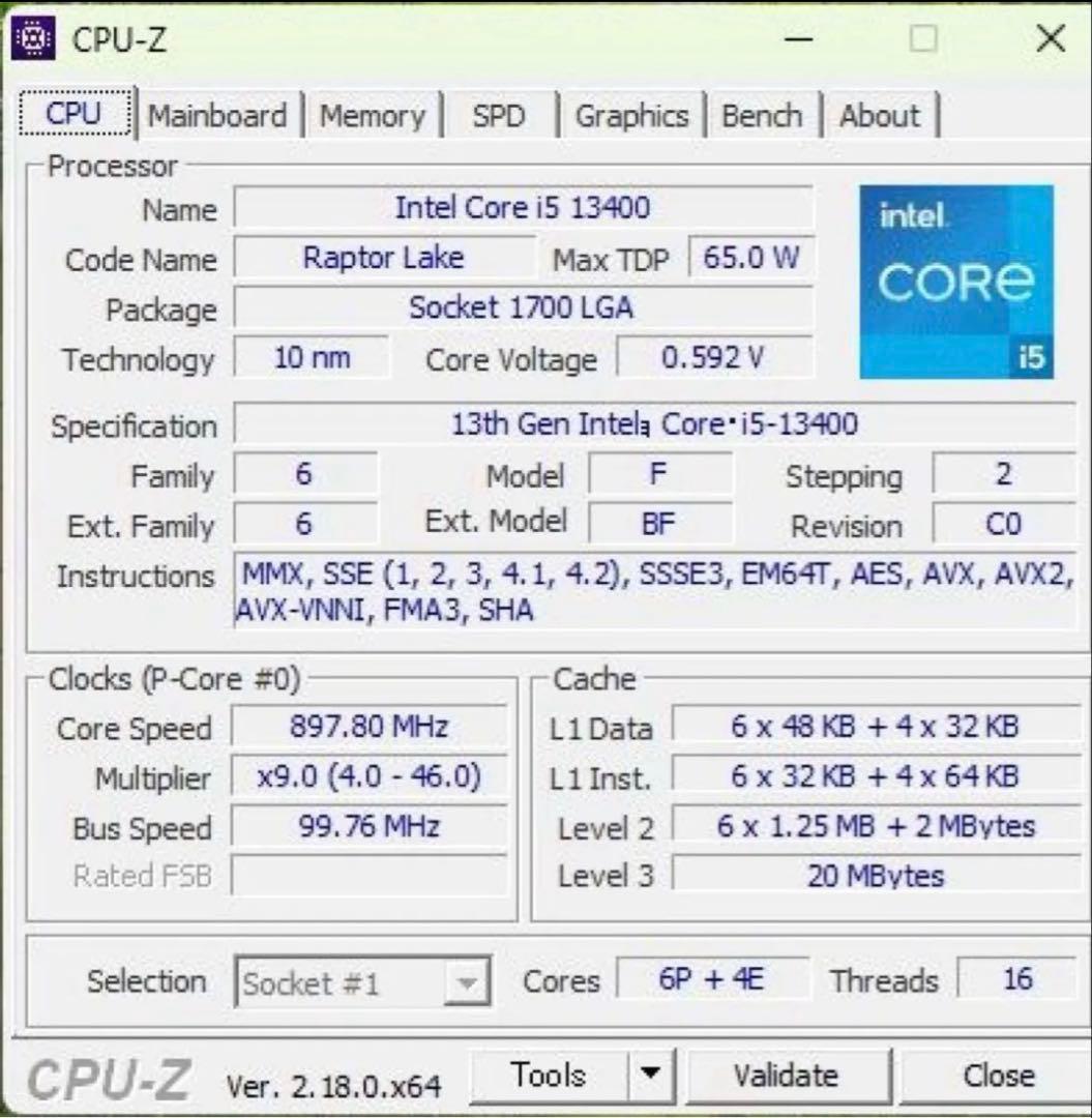 Windowsデスクトップ Core i5-13400 16GB NVMe 512GB Win11Pro