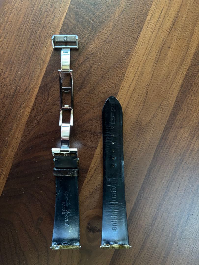カミーユフォルネ カイマン時計ベルト 20-16 Dバックル付