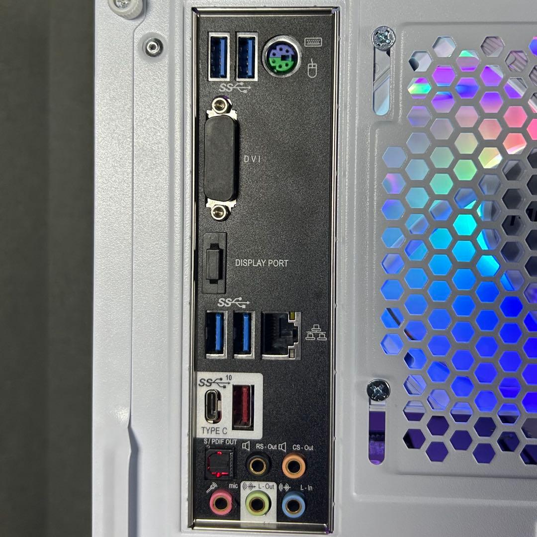 高性能 白 ゲーミングPC RTX2060 Windows11 FPSゲーム快適