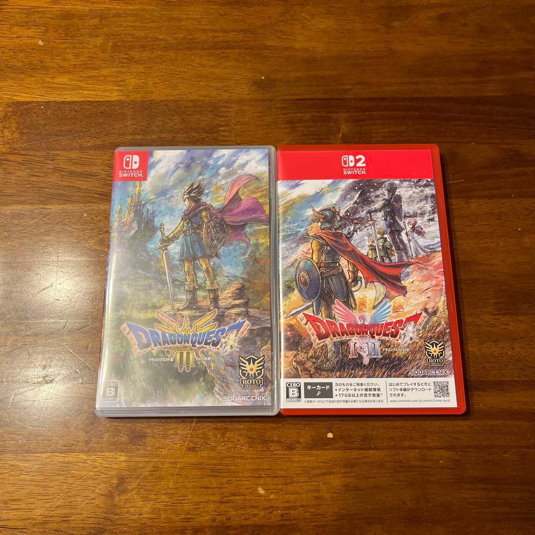 ダ*リ様 Switchゲームソフト　ドラゴンクエストⅠ&Ⅱ ドラゴンクエストⅢ