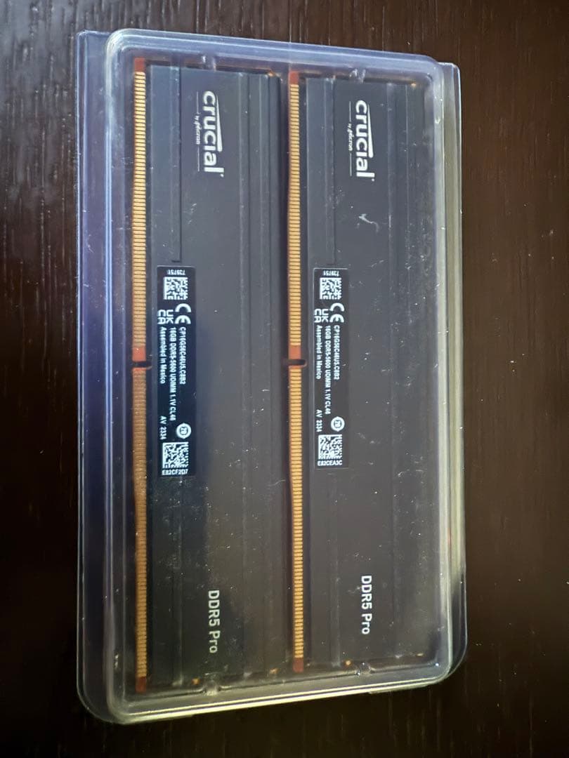 Crucia メモリ DDR5 PC5-44800 16GB 2枚組