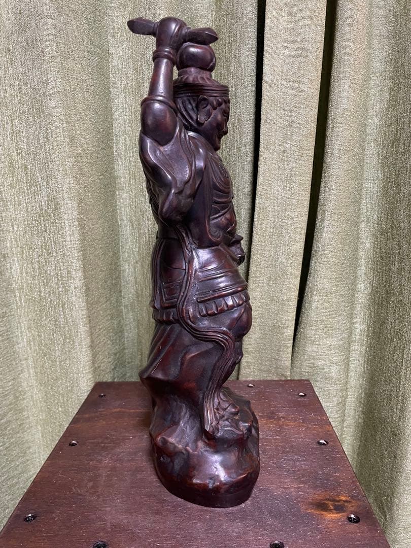 毘沙門天立像 金属製