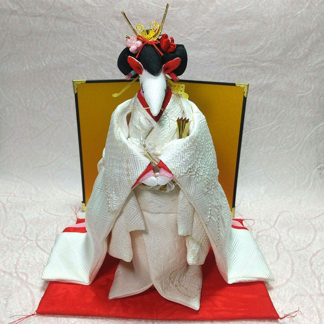 ちりめん細工 狐の花嫁