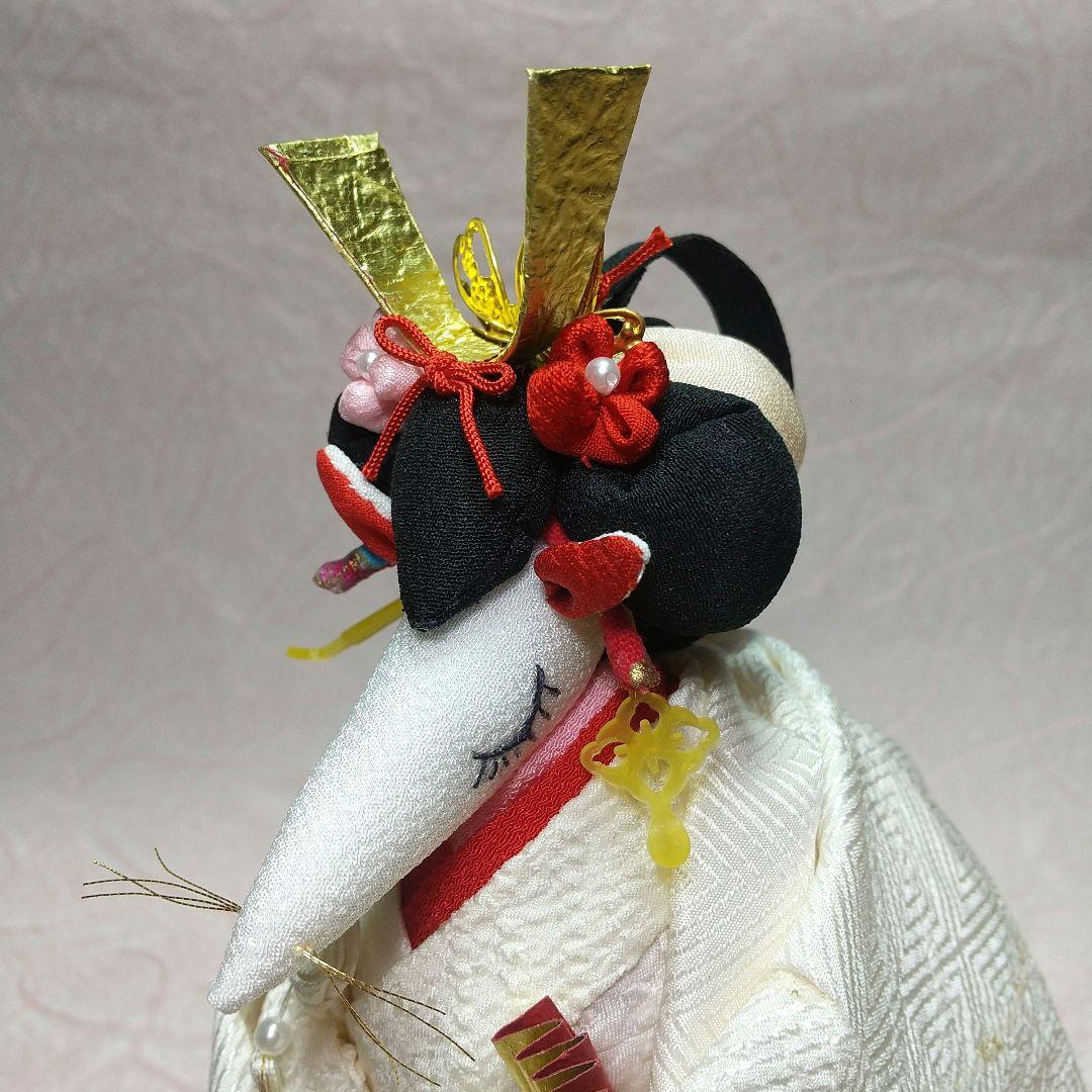 ちりめん細工 狐の花嫁