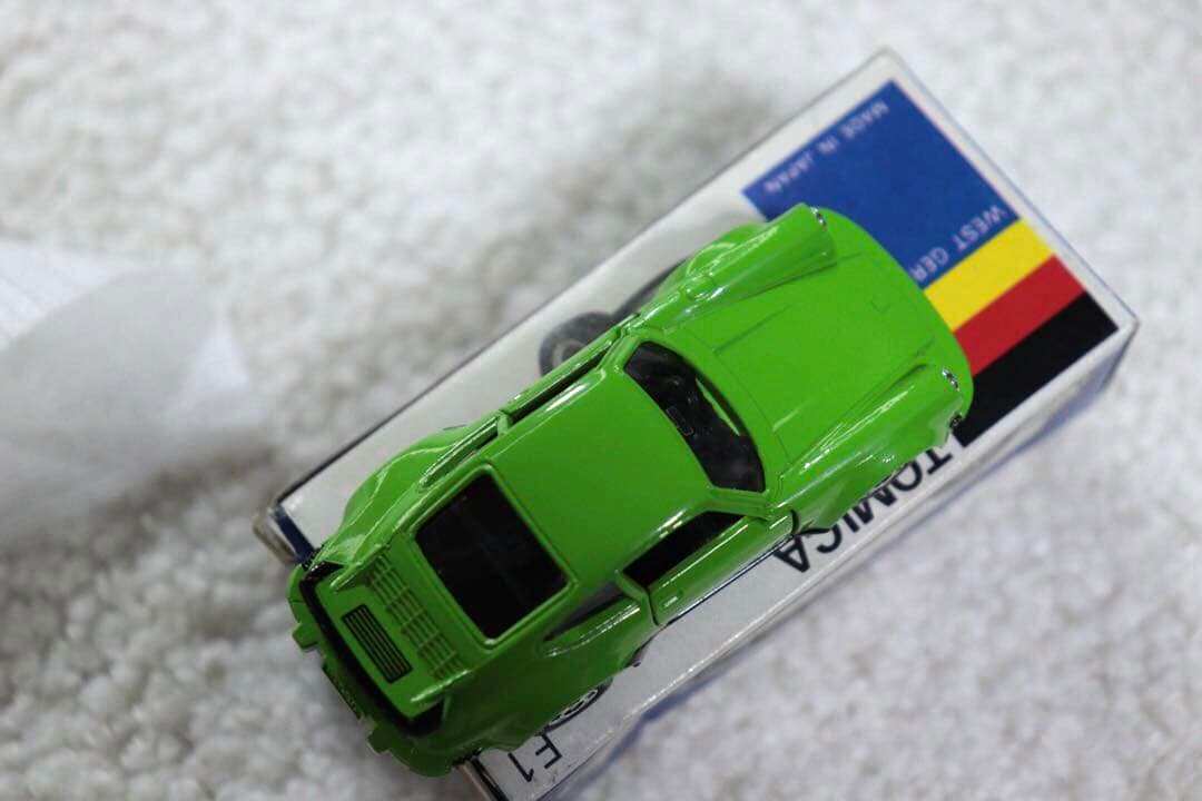 ポルシェ　930ターボ　日本製　トミカ　F1 1979 青箱
