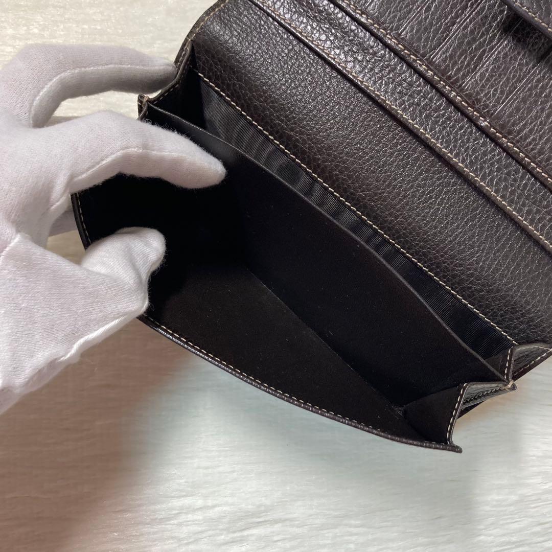 GUCCI グッチ GGクリスタル コーティング　キャンバス　二つ折り 長財布