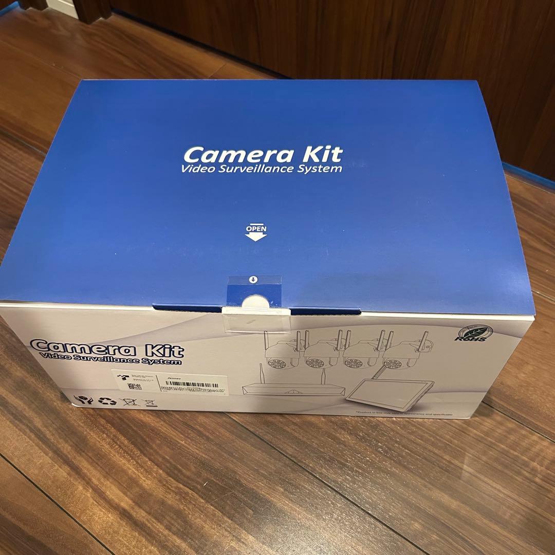 防犯カメラ 4台セット 屋外 ワイヤレス 500万画素対応 AI人体検知