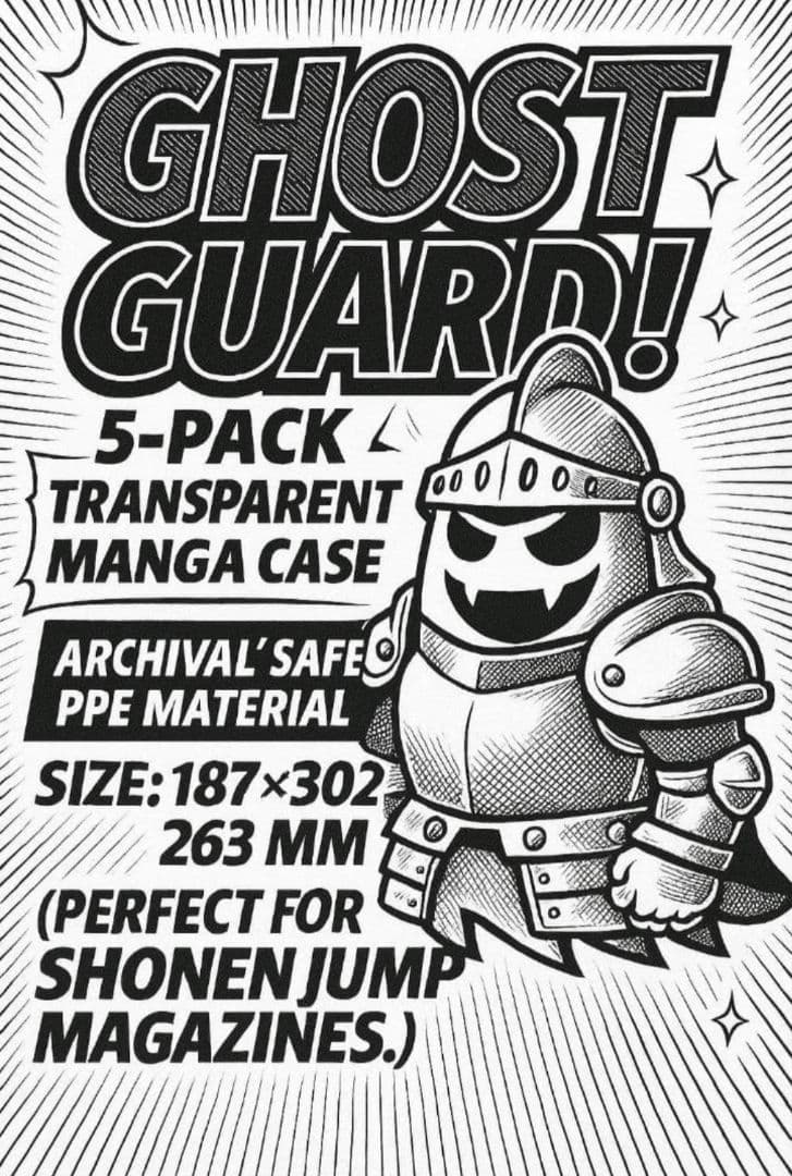 Guard 透明マンガ雑誌ケース 20個セット+ Sleeves 48 個セット