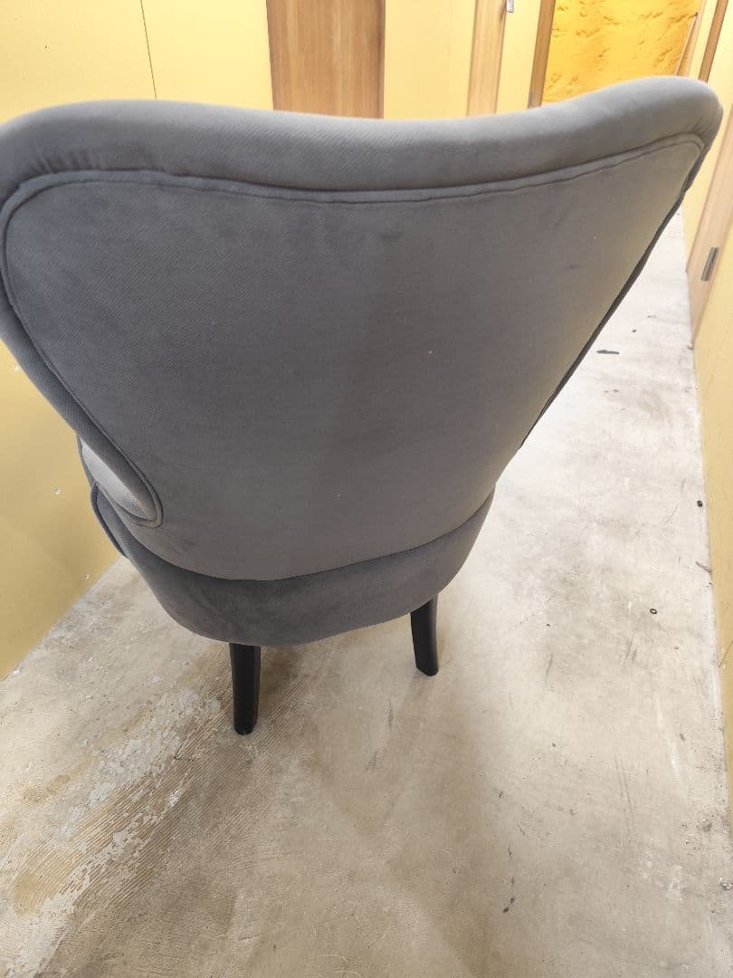 【全国発送】IKEA REMSTA 1人用ソファ グレー ひとりカフェ2脚セット